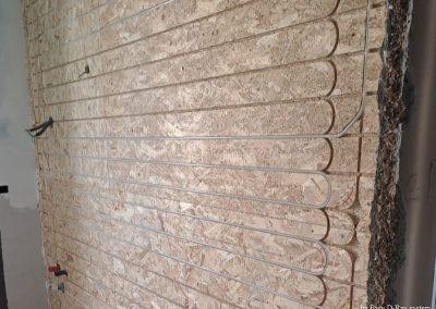 Installazione sistema radiante a parete Easy D-Ray OSB3