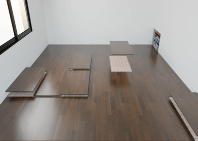 Sequenza posa pannelli radianti a secco a pavimento Easy D-Ray 04