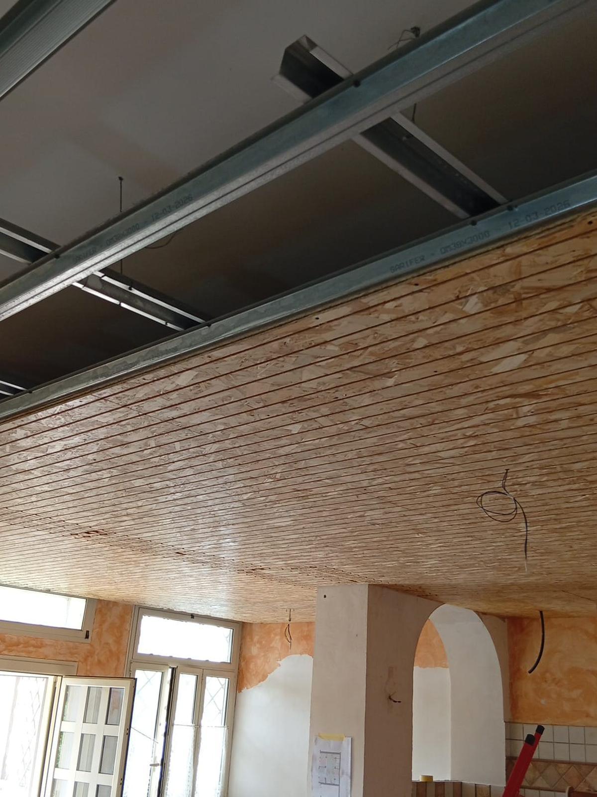 Cantiere Monterotondo Easy D-Ray sistema radiante a soffitto